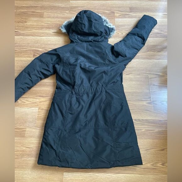 The North Face Jacket Coat HyVent Goose Down Hooded Parka Puffer Long Sz M - Picture 11 of 15